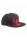 Spider-Man, Black Snapback With Red Embroidered Spider Logo & Red Underbill