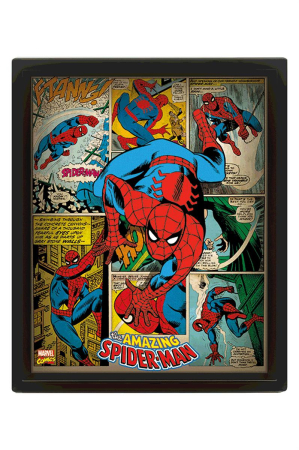 Marvel Retro, Spider-Man 3D Bild