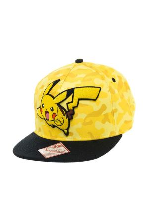 Pokemon, Pikachu Camo Snapback