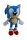 Sonic The Hedgehog Pl&uuml;schs&auml;ge, 28 cm, Farbe