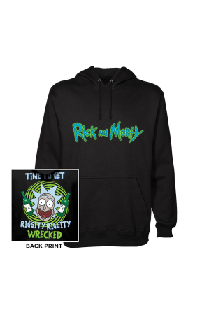 Rick And Morty, Riggity Riggity Wrecked Hoodie