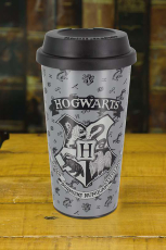 Harry Potter, Hogwarts Coffee To Go Becher Grau