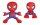 Marvel, Spiderman Pl&uuml;schfigur stehend/hockend 60 cm