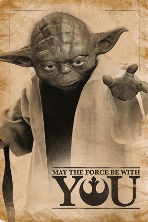Star Wars - Yoda Möge die Macht mit dir sein  Maxi Poster