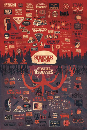 Netflix, Stranger Things (The Upside Down) Maxi Poster