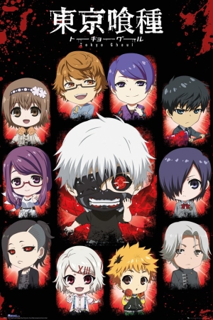 Tokyo Ghoul - Chibi Charaktere Maxi Poster