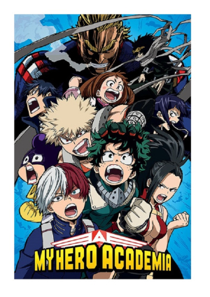 My Hero Academia Poster - Characters Shout