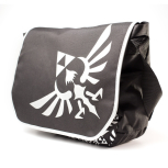 Zelda - Messenger bag with Silver Logo /Umh&auml;ngetasche