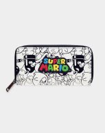 Nintendo - Super Mario Logo Zip Around Frauen Brieftasche