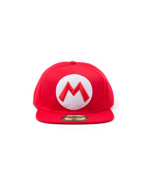 Nintendo - Red Snapback Cap With Mario Logo