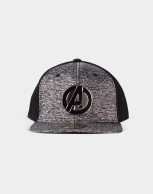 Marvel - Metal Avengers Logo Snapback Cap