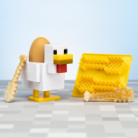 Minecraft Chicken Egg Cup &amp; Toast Cutter - Eierbecher...