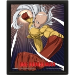 One Punch Man - Saitama und Genos gerahmtes 3D Bild