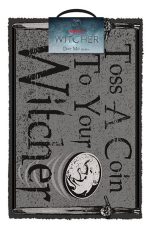 The Witcher - Toss A Coin Doormat / Fu&szlig;matte