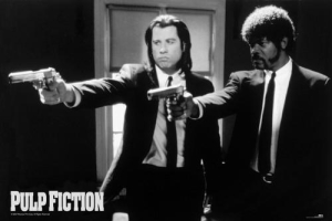 Pulp Fiction - B/W Guns Maxi Poster