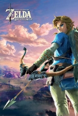 Zelda Breath of The Wild - Hyrule Szene Landschaft Maxi...