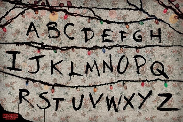 Stranger Things Run Background Stranger Things - R.U.N Maxi Poster - instinctive comic & movie merch ...