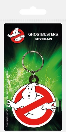 Ghostbusters - Logo Rubber Keychain / Schl&uuml;sselanh&auml;nger