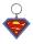 Superman - Shield Rubber Keychain / Schl&uuml;sselanh&auml;nger