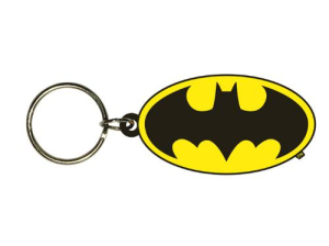 DC Comics - Batman - Symbol Rubber Keychain / Schl&uuml;sselabh&auml;nger