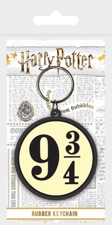 Harry Potter - 9 3/4 Rubber Reychain / Schl&uuml;sselanh&auml;nger
