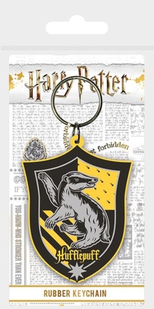Harry Potter - Hufflepuff Rubber Keychain / Schl&uuml;sselanh&auml;nger