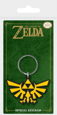 The Legend Of Zelda - Triforce Rubber Keychain /...