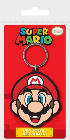 Super Mario - Mario Rubber Keychain / Schl&uuml;sselanh&auml;nger