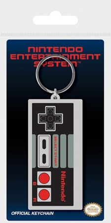 Nintendo - NES Controller Rubber Keychain / Schl&uuml;sselanh&auml;nger