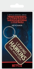 Stranger Things - Leaving Hawkins Rubber Keychain /...