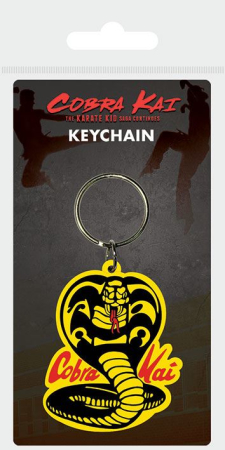 Cobra Kai - Snake Rubber Keychain / Schlüsselanhänger