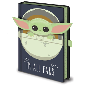 Star Wars, The Mandalorian - Im All Ears Crib - A5 Premium Notebook / Notizbuch