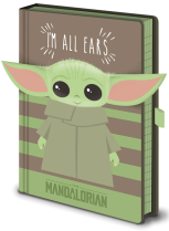 Star Wars, The Mandalorian - Im All Ears Green - A5 Premium Notebook / Notizbuch