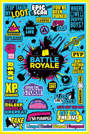 Battle Royale - Infographic - Maxi Poster