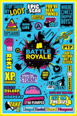 Battle Royale - Infographic Maxi Poster