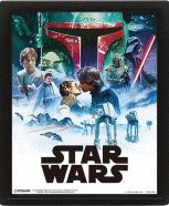 Star Wars - Episode IV & V - Framed 3D Picture / 3D Bild