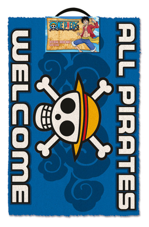 One Piece - All Pirates Welcome Doormat / Fu&szlig;matte