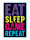 Eat, Sleep, Game Repeat (Gaming) Maxi Poster
