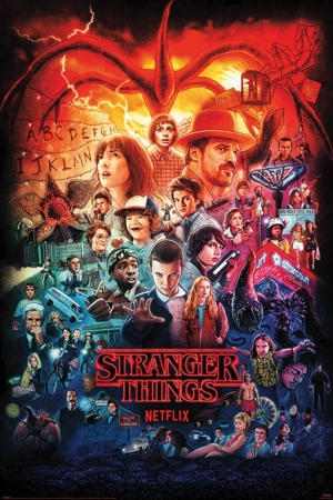 Stranger Things - Staffeln Montage Maxi Poster