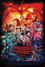 Stranger Things - Staffeln Montage Maxi Poster