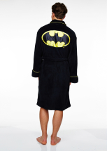 Batman - DC Comics Fleece Bath Robe/Bademantel Black...