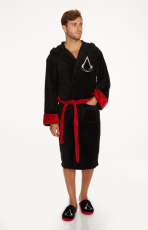 Assasins Creed - Assasin Black Bath Robe/Bademantel Logo...