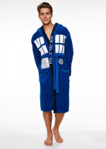 Doctor Who - TARDIS Fleece Bath Robe/Bademantel Blue All...