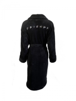 Friends - Logo Black No Hood Ladies Bath Robe/Bademantel...