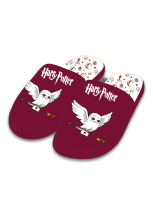 Harry Potter - Hedwig Burgundy Mule Slippers