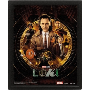 Loki - Glorreiches Ansinnen gerahmtes 3D Bild
