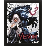 Venom - Zähne und Klauen gerahmtes 3D Bild