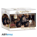 Harry Potter - Teekanne mit Hogwarts Zauberkesseltassen Set