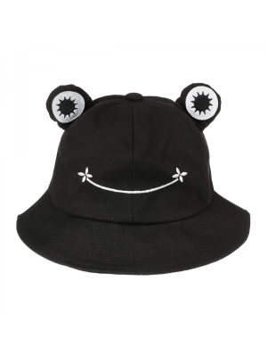 Froschhut schwarz