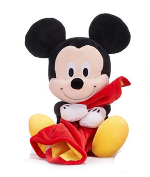 Mickey Mouse - Micky Maus mit Decke 25cm